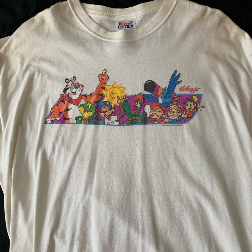 Vintage kelloggs breakfast club tee